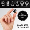 Pure Organic Cold-Pressed Black Seed Oil Capsules - Vegan Non-GMO Pure Nigella Sativa Black Cumin Seed Oil for Beauty Immunity & Overall Wellness Support - Thymoquinone-Rich 1000mg Serving (60 Day) 4