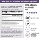 NatureWise Melatonin Gummies 5mg - Non-Habit Forming Sleep Support Supplement with Ashwagandha, Valerian Root - BlackBerry-Lemon Flavor - Vegan, Gluten Free, Non-GMO - 180 Count[90-Day Supply] 5
