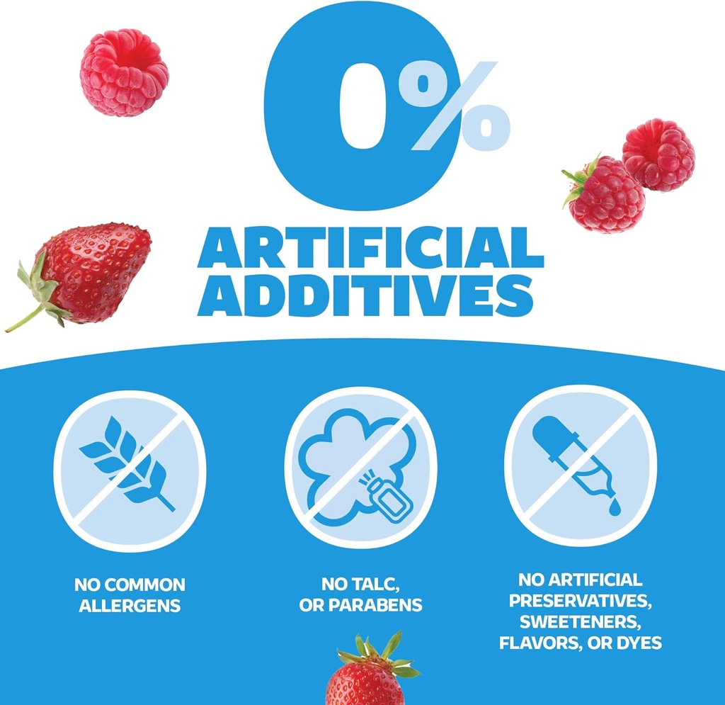 Genexa 3 Pack Clean Antacid Chewable Tablets | Maximum Strength Calcium Carbonate for Heartburn, Acid Indigestion & Upset Stomach Relief | Dye Free, 0% Artificial Additives | Berry Flavor, 216ct 4