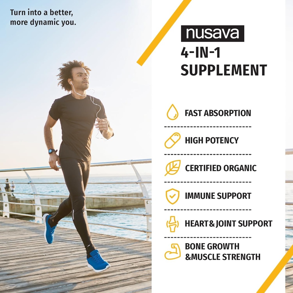 (4 Pack) Organic Vitamin D3 K2 Drops with MCT Oil Omega 3, 5000 IU, Maximum Strength Vitamin D Liquid - No Fillers, Non-GMO Liquid D3 for Faster Absorption & Immune Support (Vanilla, 4 Fl Oz) 3