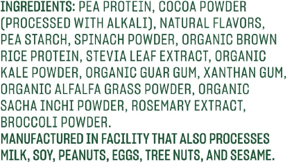 Vega Protein and Greens Protein Powder Chocolate (19 Servings) - 20g Plant Based Protein Plus Veggies, Vegan, Non GMO, Pea Protein for Women and Men, 1.4lb (Packaging May Vary) 4