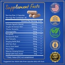 Fadogia Agrestis and Tongkat Ali Supplement - Fadogia Agrestis 600mg, 500mg Longjack Tongkat Ali for Men, Maca Root, Fenugreek, Ashwagandha, Saw Palmetto to Support Energy, Stamina, Vitality - 120Caps 4