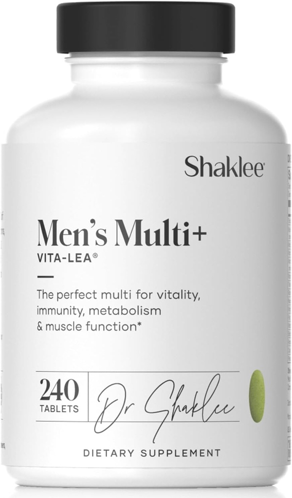 Shaklee - Vita-Lea® Men High Potency Multivitamin and Multimineral - Supports Heart, Immune, Bone, and Joint Health - Formulated for Men's Unique Needs - Includes Vitamin C, D, and E - 240 Tablets 2