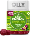 OLLY Daily Energy Gummy, Caffeine Free, Vitamin B12, CoQ10, Goji Berry, Adult Chewable Supplement, Tropical Flavor - 60 Count 2