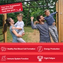 Vegan Iron Supplement for Women 25mg, Sugar Free Iron Gummies with Vitamin C, Methy B12, Folate for Energy Boost, Iron Deficiency, No After Taste, Peach Flavor - 60 Count (Pack of 2) 5