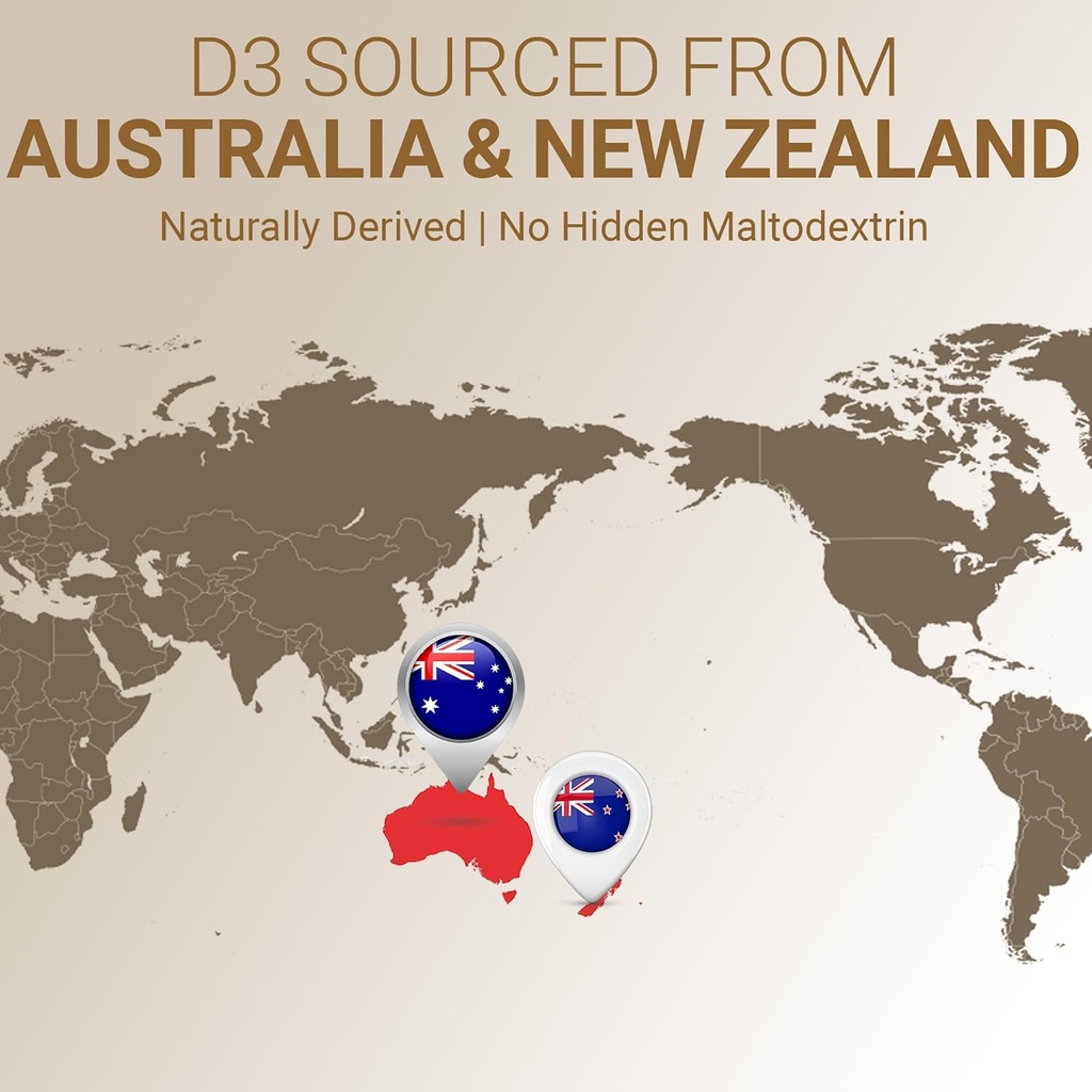 Dr. Berg Maximum Strength 7-in-1 Vitamin D3 K2 10,000 IU | Naturally Derived D3 | 4X Lab-Tested & Verified | High Absorption Formula | K2 D3 Vitamin Supplement - 120 Capsules 5