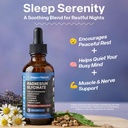 Magnesium Glycinate & Ashwagandha Liquid Drops with Valerian Root, Chamomile, Passion Flower, Lemon Balm & L-Theanine - Vegan Fast Absorption - Supplement for Wellness & Relaxation (Mixed Berry, 60mL) 3
