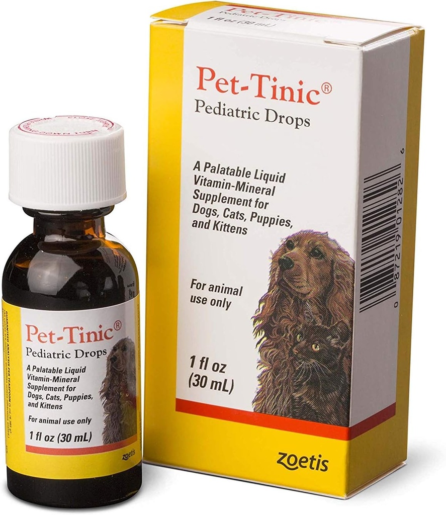 Pet-Tinic Pediatric Drops for Dogs, Cats, Puppies and Kittens, 1 oz. (30 ml) by Unknown 3