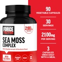 FORCE FACTOR Irish Sea Moss Capsules with Burdock and Bladderwrack for Immunity, Digestion, Heart Health, and Antioxidant Support, Vegan, No Gelatin, 90 Capsules 5