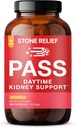 STONE RELIEF Pass AM – Daytime Herbal Kidney Support for Relief, Comfort, & Increased Flow (180 Capsules + Stone Catcher + Printed Guidebook) 2