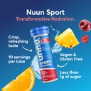Nuun Sport Electrolyte Tablets with Magnesium, Calcium, Potassium, Chloride & Sodium, Gluten Free & Vegan, Fruit Punch, 4 Pack (40 Servings Total) 3