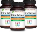 Pure Nutrition Ultra Calcium 1000mg with VIT D3 + K2 | 270 Tabs (90 X Pack of 3) | Highly absorbable Calcium Supplement with Calcium Citrate Malate, VIT D3, K2, Moringa Oleifera, Magnesium and Zinc. 2