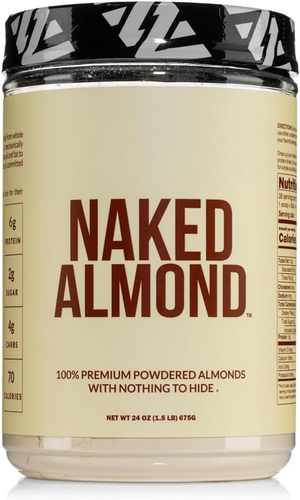 NAKED Almond Protein Powder from US Farms, Only 1 Ingredient, Vegan, Gluten-Free, No Additives, No Salt, No Sugar - 38 Servings - 1.5LB 2