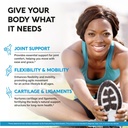 Glucosamine Chondroitin MSM Collagen | Joint Support Supplement 2800 mg | Made in USA | FSA Approved Product Items | Flexibility Nutritional Vitamins | for Men & Women, 240 Capsules 4