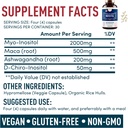Myo and D-Chiro Inositol Supplement 40:1 Ratio - 2,000 mg Myo-Inositol plus Maca Root & Calming Ashwagandha - Healthy Ovarian Support Vitamins and Fertility Supplements for Women - 120 Vegan Capsules 6