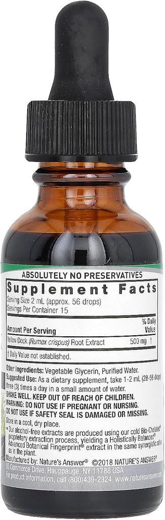 Nature's Answer Yellowdock Root, 1-Ounce 3