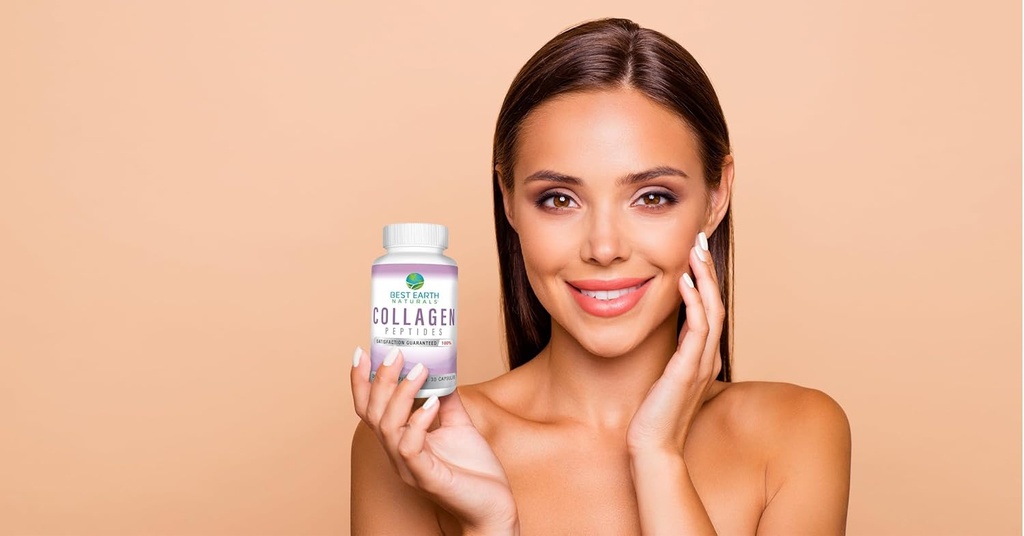 Best Earth Naturals Hydrolyzed Collagen Type I & III - Collagen Peptides Supplement for Women and Men to Support Hair, Skin, Nails, & Joints 30 Day Supply (30 Capsules) 5