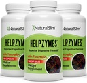 NaturalSlim Helpzymes, Enzyme Complex for Adults with Bromelain, Ox Bile, Pancreatin & Betaine HCL,100 Capsules, 2 Pack 5