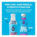 BIOLYTE Electrolyte Drink - Doctor-Formulated Hydration Drink, Electrolytes Water, Chemotherapy Must Haves for Women & Men, Rehydration IV Liquid in a Bottle- Mixed Berry, 16 Fl Oz (12 Pack) 3