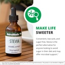 NutraMedix Sweet Leaf Stevia Liquid Drops - Sugar Free Sweetener from Pure Stevia Leaf Extract for Microbial Support - Low Carb, No Added Sugar (2 oz / 60 ml) 5