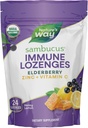 Nature's Way Sambucus Immune Lozenges, Zinc, Vitamin C, Elderberry, Immune Support*, USDA Organic, Honey Lemon Flavor, 24 Lozenges (Packaging May Vary) 2