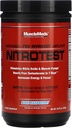 MuscleMeds Nitrotest Pre-Workout Supplement Drink, Boost Nitric Oxide, Testosterone, Blue Raspberry, 30 Serving, 1.04 Pound, 1 Count 2