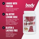 Body Nutrition ISO-Ology, Leucine-Enhanced Whey Isolate Protein Powder, Post-Workout Recovery Supplement, Isolated Grass Fed Whey, Chocolate Peanut Butter Cup Flavor, 4lb 4