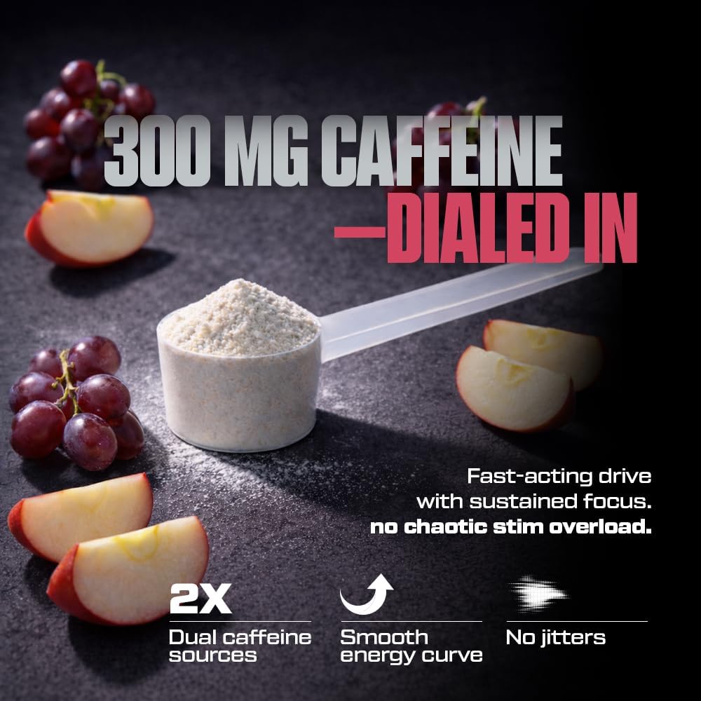 HOSSTILE Hosstility V2 Pre Workout, All-in-One Pre Workout Powder for Men and Women, Enhance Muscle Pump, Increase Energy, Boost Strength, Sharpen Focus, Grape Apple, 40 Servings 5