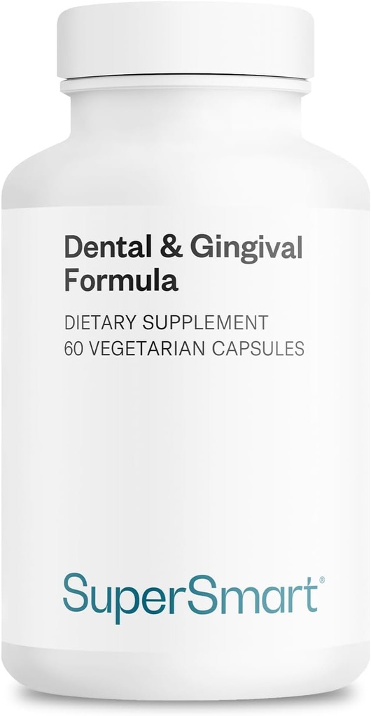 SuperSmart - Dental & Gingival Formula (Patented) - Oral Care Supplement - with TEES-10 | Non-GMO & Vegan - 60 Vegetarian Capsules 2