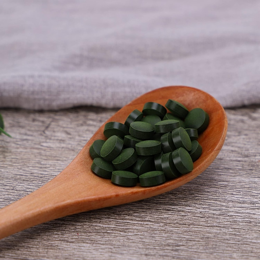 Certified 100% Organic Spirulina Tablets 500mg,300 Count,Rich in Beta-Carotene (Vitamin A) and B-12 with Naturally Occurring GLA,Vega Non-GMO-Superfood Supplement 4