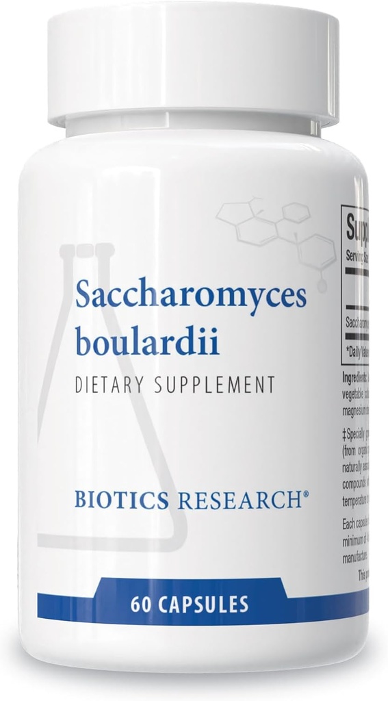 Biotics Research Saccharomyces boulardii Probiotics Supplement - 235 mg/Serving- Supports GI Health Microbial Balance, Healthy Immune & Pathway Responses - Dairy-Free, Temperature-Stable - 60 Capsules 2