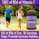 Country Farms Elderberry Gummies with Vitamin C and Zinc, Supports Healthy Immune System, Rich in Antioxidants, Triple Action Immune Blend, Berry Flavor, 60 Gummies, 30 Servings 6