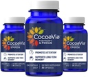 CocoaVia Memory & Focus Brain Supplement, 90 Day, Cocoa Flavanol Blend, Lutein, Added Caffeine for Boost. Improve Cognitive Function, Attention, Vegan & Plant Based, 90 Capsules 2