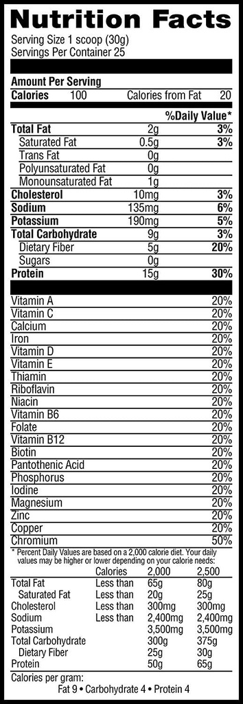 Muscle Milk ZERO, 100 Calorie Protein Powder, Vanilla, 15g Protein, 1.65 Pound, 25 Servings 3