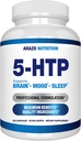 5-HTP 200 MG Plus Calcium for Mood, Sleep – Supports Calm and Relaxed Mood – 99% High Purity – 120 Capsules – Arazo Nutrition 2