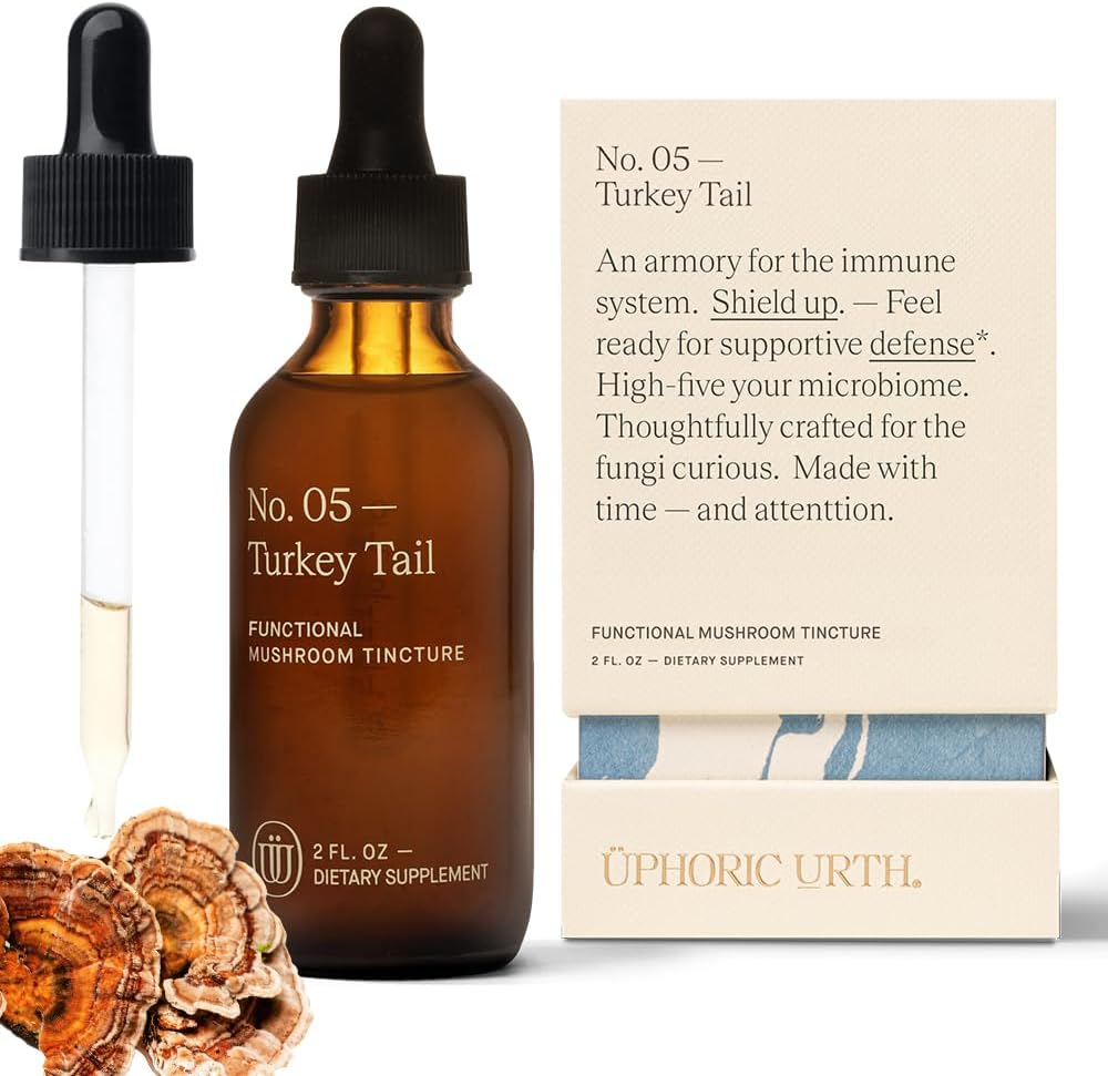 Turkey Tail Mushroom Extract - Double Extracted Fruitbody Mushroom Tincture | Immunity Booster, Manages Inflammation, Soothes Aches, Healthy Digestive Function, Antioxidants (60 Servings) 2