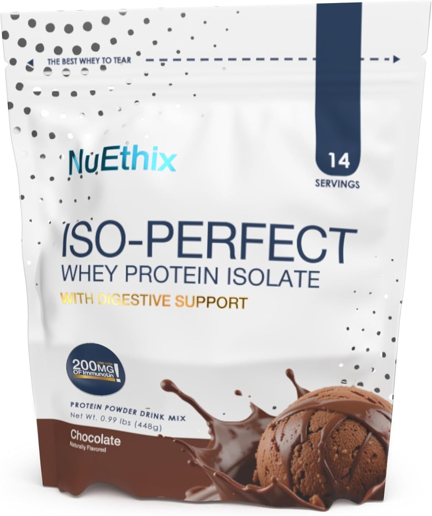 NuEthix Formulations ISO-Perfect with Digestive Support (Chocolate, 14 Servings) 2