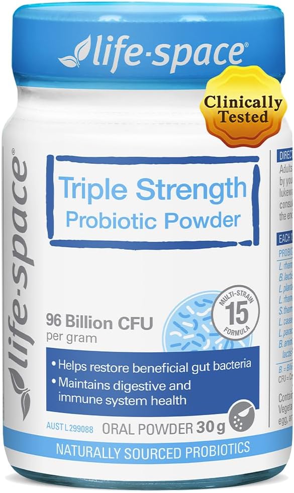 Life-Space Triple Strength Broad Spectrum Probiotic, 96 Billion CFU & 15 Diverse Strains, Advanced Formulated for Digestive Health & Immune Health, Probiotics for Women & Men - 30 Veg Capsules 2