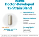 Life-Space Triple Strength Broad Spectrum Probiotic, 96 Billion CFU & 15 Diverse Strains, Advanced Formulated for Digestive Health & Immune Health, Probiotics for Women & Men - 30 Veg Capsules 4