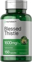 Horbaach Blessed Thistle Capsules 1600 mg | 150 Count | Max Potency | Non-GMO, Gluten Free Herb Supplement 2