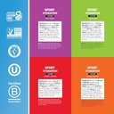 Nuun Sport Electrolyte Tablets with Caffeine from Green Tea Extract, Magnesium, Calcium, Potassium, Chloride & Sodium, Gluten Free & Vegan, Mixed Flavors, 4 Pack (40 Servings Total) 6