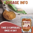 Reishi Mushroom Capsules - 180 Count Red Reishi Mushroom Capsules - 3 Month Supply Real Mushrooms Reishi Supplement Pills for Cognitive and Immune Boost - Mushroom Reishi Hongo Reishi Organico 6