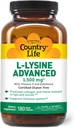 Country Life L-Lysine 1500mg Capsules with Vitamin D & Elderberry – Advanced Immune Support and Collagen Renewal – Certified Gluten-Free & Vegan – 180 Capsules 2