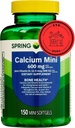 Spring Valley Calcium Plus Vitamin D3 150 Mini Softgels | Calcium Supplement | CaIcium mini softgels | CaIcium 600 mg with Vitamin d3 | 150 Mini Softgels + STS Sticker 2