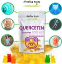 Quercetin with Bromelain Gummies - Vitamin C + Zinc + Vitamin D3 - Quercetin 500mg Gummies for Kids and Adults (1) 3