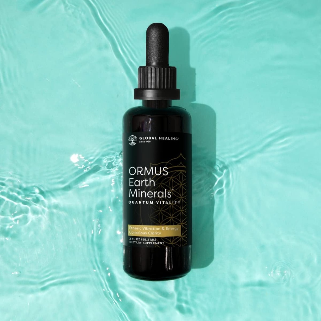 Global Healing Center ORMUS Earth Minerals - Liquid Gold, Platinum, Iridium Blend for Lucid Dreaming, Quantum Vitality and Mindful Meditation - More Bioavailable Than Monoatomic Gold - 2 Fl Oz 4