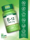 Nature's Truth B12 Vitamin | 500 mcg | 120 Tablets | Vegan, Non-GMO & Gluten Free Supplement 4