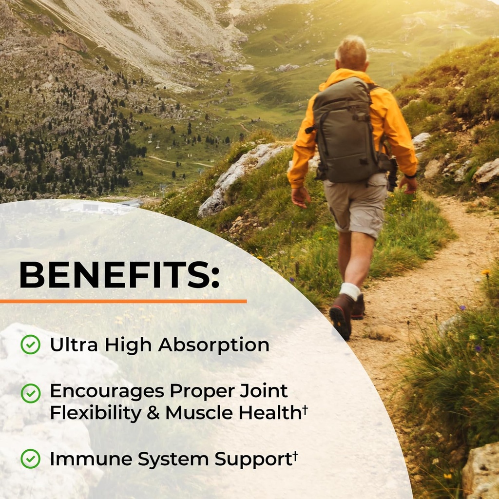 Turmeric Curcumin with Black Pepper Extract 1500mg - High Absorption Ultra Potent Turmeric Supplement with 95% Curcuminoids and BioPerine - Non GMO Tumeric Capsules for Joint Support - 45 Capsules 6