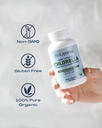 BioOptimal Organic Chlorella Tablets - Organic, Non-GMO, No Additives or Fillers - 500mg Premium Quality Dietary Supplement with Vitamins, Minerals, & Antioxidants (120 Tablets) 6