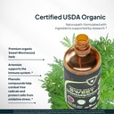 Zenmen Organic Sweet Wormwood (Artemisia Annua) Extract- Immune Support and Source of Antioxidants - 2.32 oz / 60ml, Vegan, Manufactured in The USA 6